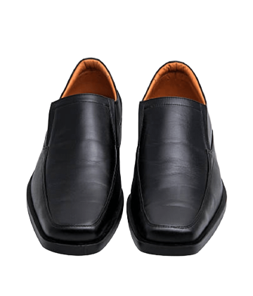 Black Leather Loafers